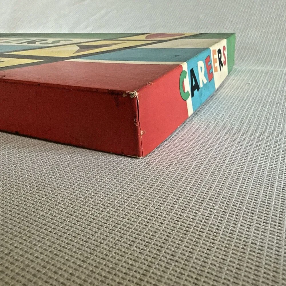 Vintage 1955 Careers The Game By Parker Brothers Board Game
